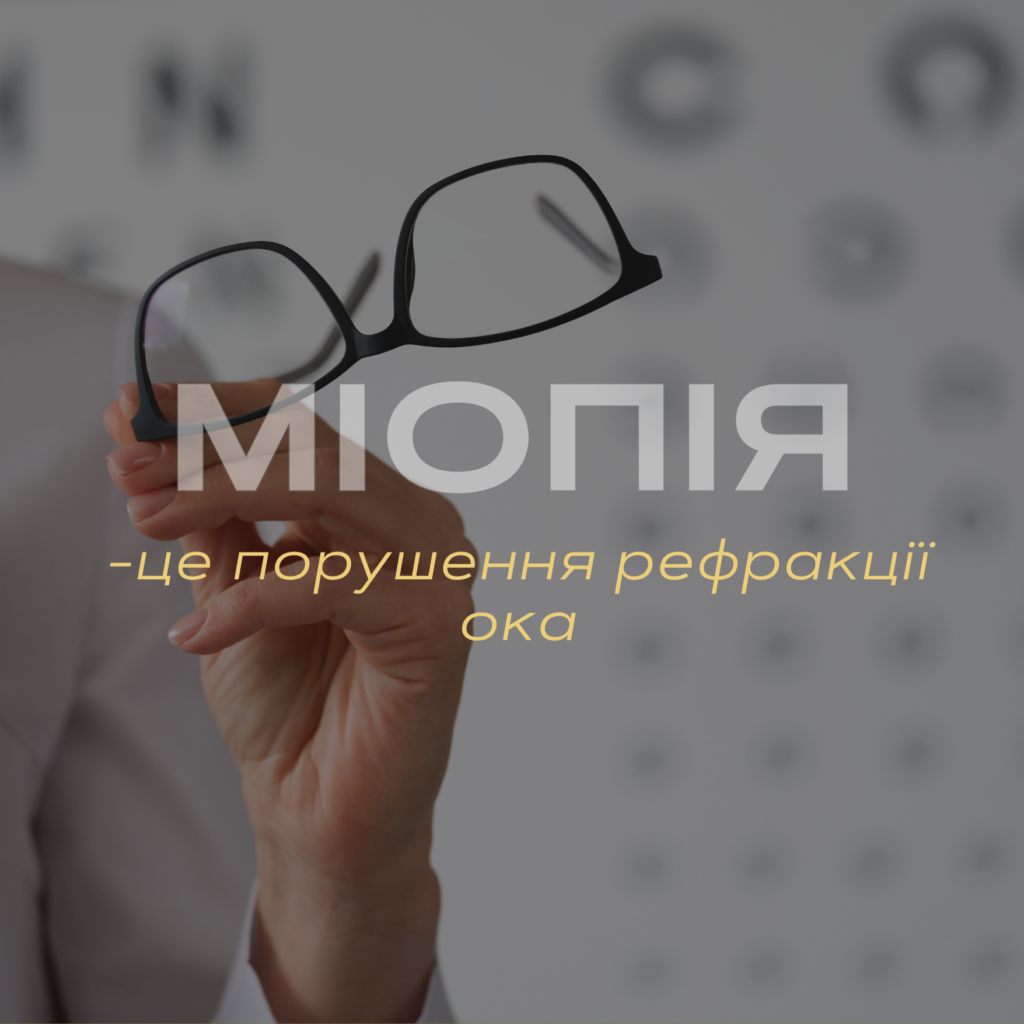 міопія (короткозорість)